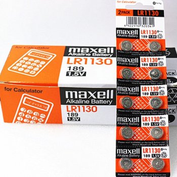 Батарейка часовая G10 (389 LR1130 LR54) Maxell 10xBL (100)