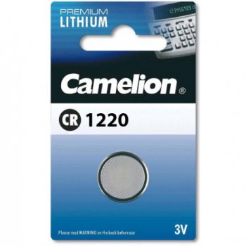 Батарейка литиевая CR 1220 Camelion 1xBL 3V (10)