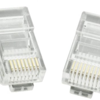 Коннектор 8р8с RJ-45 UTP-5e 3зубца Cablexpert (100/10000)