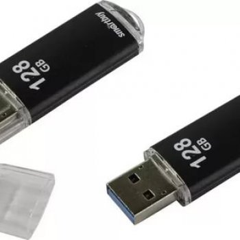 Флэш-диск SmartBuy 128GB USB 3.0 V-Cut черный