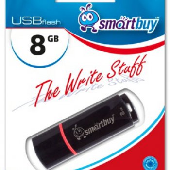 Флэш-диск SmartBuy 8GB Crown чёрный