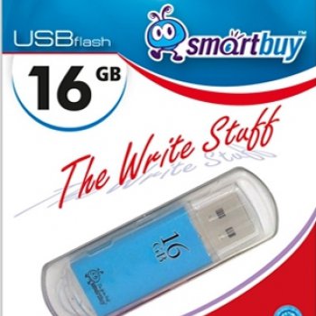 Флэш-диск SmartBuy 16GB V-Cut синий