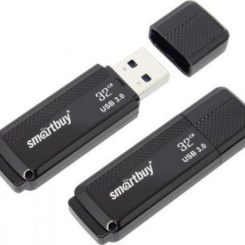 Флэш-диск SmartBuy 32GB USB 3.0 Dock черный