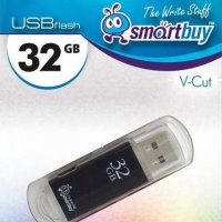 Флэш-диск SmartBuy 32GB V-Cut черный