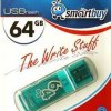 Флэш-диск SmartBuy 64GB Glossy зеленый