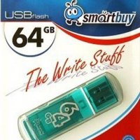 Флэш-диск SmartBuy 64GB Glossy зеленый