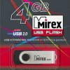 Флэш-диск Mirex 4GB Swivel чёрный