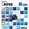 Карта micro-SD Mirex 8GB Class 4 (SDHC) (без адаптера)