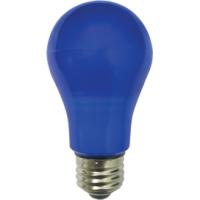 Лампа диодная A55  8Вт Е27 Ecola 360° синий (10/50)