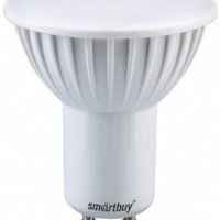 Лампа диодная MR16 GU10  7Вт 3000К 480Лм SmartBuy (50)