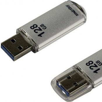 Флэш-диск SmartBuy 128GB USB 3.0 V-Cut серебро