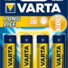 Батарейка LR 6 Varta Longlife 4xBL (72/80)