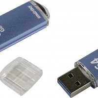 Флэш-диск SmartBuy 64GB USB 3.0 V-Cut синий