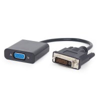 Переходник DVI-D - VGA 25M/15F, 0.2м, Cablexpert, (1/200)