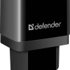 Адаптер 220В USB Defender EPA-10 2.1A чёрный пакет (1/10/200)