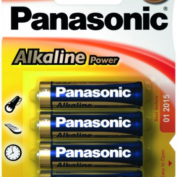 Батарейка Panasonic Alkaline Power LR6 4xBL Bronze (48/240)