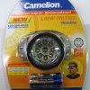 Фонарь налобный ный Camelion 5317-9Mx +3xR03 9LED (6/48)